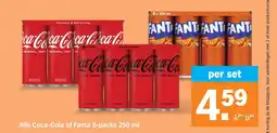 Albert Heijn Alle Coca-Cola of Fanta 8-packs aanbieding