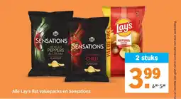 Albert Heijn Alle Lay's flat valuepacks en Sensations aanbieding