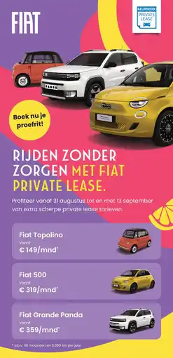 Albert Heijn Fiat Private Lease aanbieding