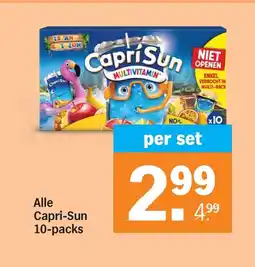 Albert Heijn Alle Capri-Sun 10-packs aanbieding