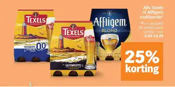 Alle Texels of Affligem multipacks