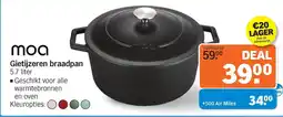Albert Heijn Moa Gietijzeren Braadpan aanbieding