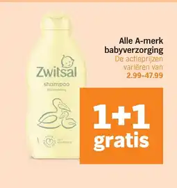 Albert Heijn Alle Zwitsal shampoo aanbieding