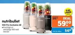 Albert Heijn Nutribullet 900 Pro Exclusive All aanbieding
