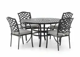 Kees Smit Hartman Berkeley/New Jamie Oliver 130cm dining tuinset 5-delig aanbieding