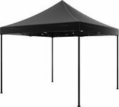 Bol.com Easy up 3x3m zwart luxe zonder zijwanden partytent opvouwbaar aanbieding