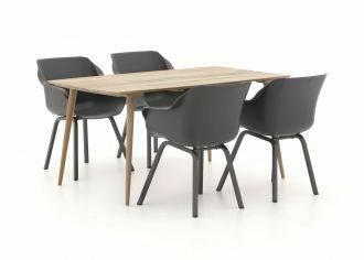 Kees Smit Hartman Sophie Element/ROUGH-K 160cm dining tuinset 5-delig aanbieding
