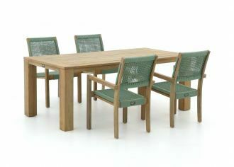 Kees Smit ROUGH Batang/ROUGH-X 200cm dining tuinset 5-delig stapelbaar aanbieding