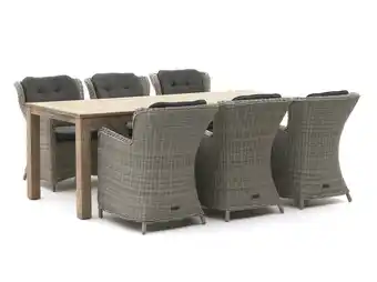 Kees Smit Intenso Milano/ROUGH-S 220cm dining tuinset 7-delig aanbieding