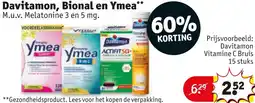 Kruidvat Davitamon, Bional en Ymea aanbieding