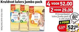Kruidvat Kruidvat luiers jumbo pack aanbieding