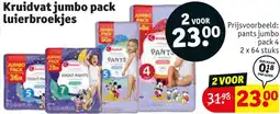 Kruidvat Kruidvat jumbo pack luierbroekjes aanbieding