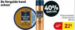 Kruidvat De Vergulde hand scheer aanbieding