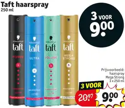 Kruidvat Taft haarspray aanbieding