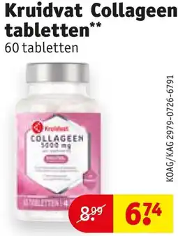 Kruidvat Kruidvat Collageen tabletten aanbieding