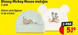 Kruidvat Disney Mickey Mouse mutsjes aanbieding