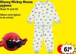 Kruidvat Disney Mickey Mouse pyjama aanbieding