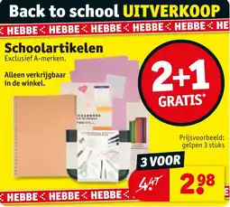 Kruidvat Schoolartikelen aanbieding