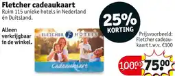 Kruidvat Fletcher cadeaukaart aanbieding