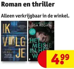 Kruidvat Roman en thriller aanbieding