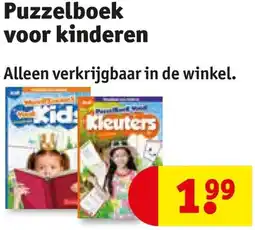 Kruidvat Puzzelboek voor kinderen aanbieding