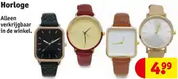 Kruidvat Horloge aanbieding