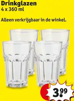 Kruidvat Drinkglazen aanbieding