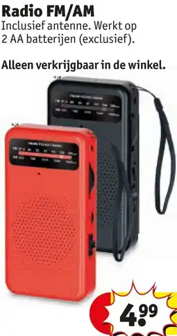 Kruidvat Radio FM/AM aanbieding