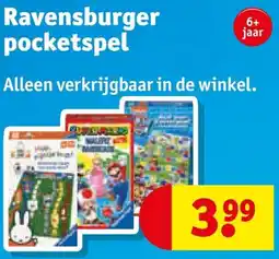Kruidvat Ravensburger pocketspel aanbieding