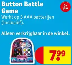 Kruidvat Button Battle Game aanbieding