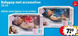 Kruidvat Babypop met accessoires aanbieding