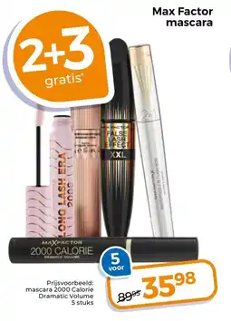 Trekpleister Max Factor Mascara aanbieding