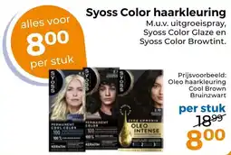 Trekpleister Syoss Color haarkleuring aanbieding