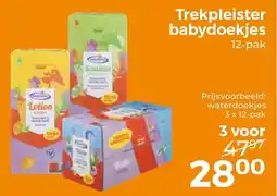 Trekpleister Trekpleister babydoekjes aanbieding