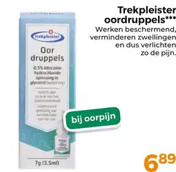 Trekpleister Trekpleister oordruppels aanbieding