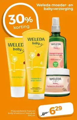 Trekpleister Weleda Moeder en Babyverzorging aanbieding