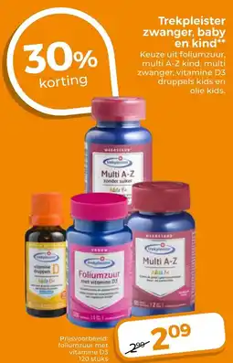 Trekpleister Trekpleister zwanger, baby en kind aanbieding