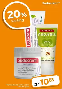 Trekpleister Sudocrem aanbieding