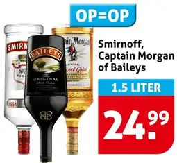 Hoogvliet Smirnoff Captain Morgan of Baileys aanbieding