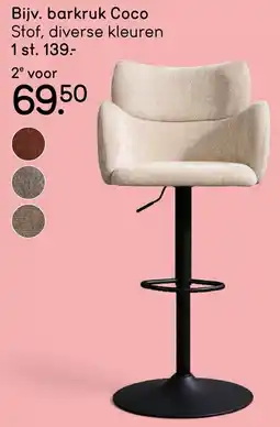 Leen Bakker Barkruk Coco aanbieding