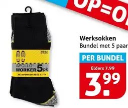 Hoogvliet Werksokken aanbieding