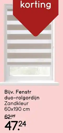 Leen Bakker Fenstr Duo-Rolgordijn aanbieding