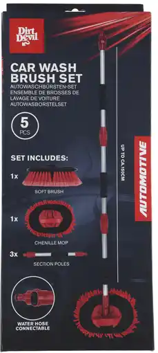 Dirk Dirt Devil Autowasborstelset aanbieding
