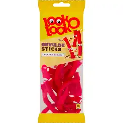 Dirk Look O Look Gevulde Kersen sticks Zoet Snoep Zak aanbieding