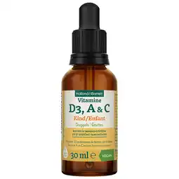 Holland & Barrett 1+1 gratis | Holland & Barrett Vitamine D3, A & C Kind Druppels - 30ml aanbieding
