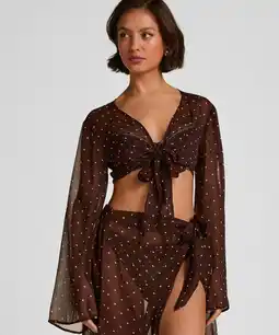 Hunkemoller Hunkemöller Strand Top Algarve Bruin aanbieding