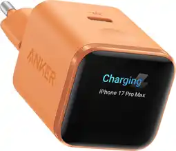 Coolblue Anker Nano Oplader 45W Power Delivery Oranje aanbieding