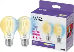 Coolblue WiZ Filament lamp 2-pack - Warm tot Koelwit Licht - E27 aanbieding