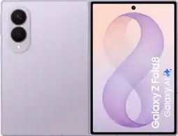 Coolblue Samsung Galaxy Z Fold 8 256GB Lila 5G aanbieding