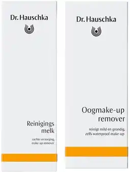 De Online Drogist Dr. Hauschka Oogmake-up Remover + Reinigingsmelk Combi aanbieding